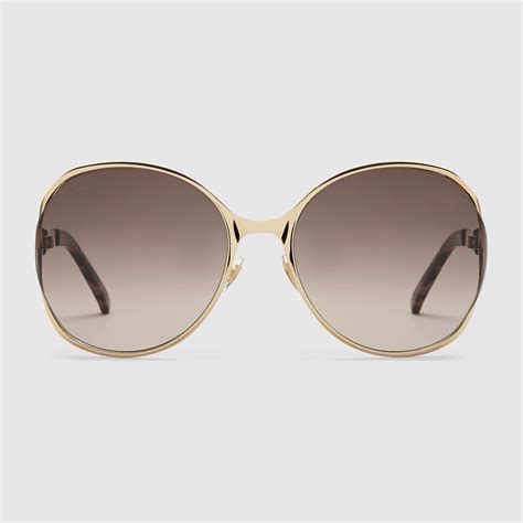 round & oval gucci sunglasses